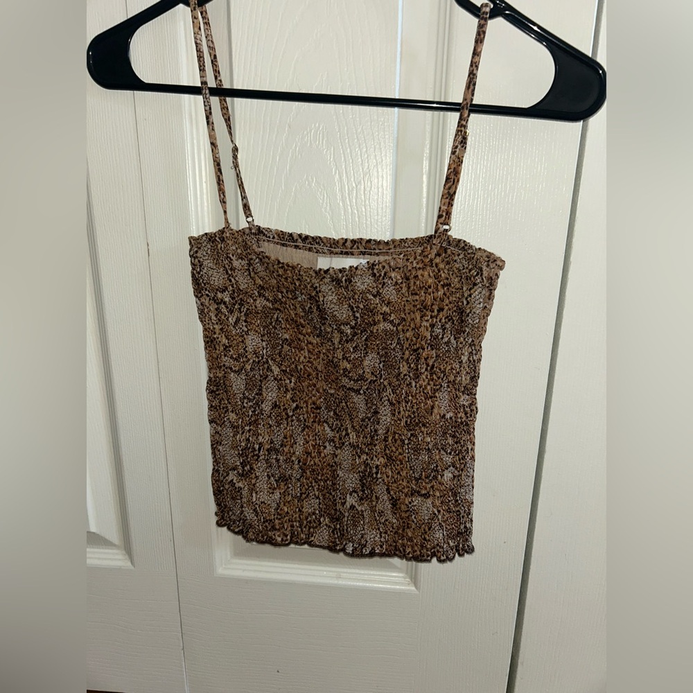 Nanushka Brown Patterned Camisole